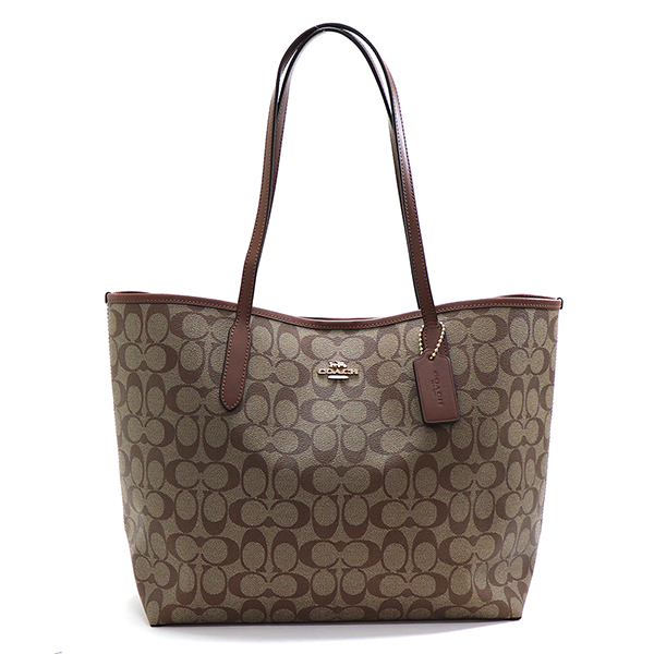 COACH（コーチ） トートバッグ レディース カーキ サドル2 5696 IME74
