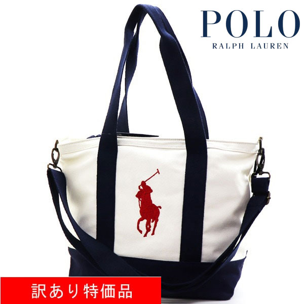 POLO RALPH LAUREN 訳あり品 ポロ ラルフローレン トートバッグ