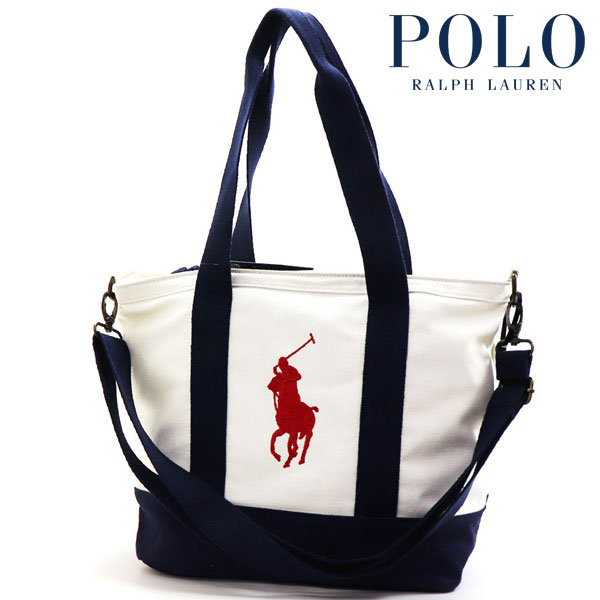 ポロスポーツ ラルフローレン トートバッグ ロゴプリント ネイビー ラルフローレン トートバッグ ポロ ラルフ トート POLO RALPH
