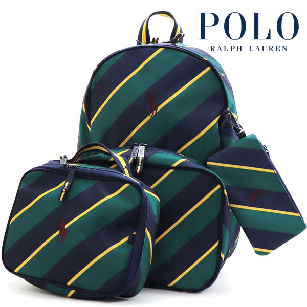 ポロ ラルフローレン バックパック 9AR077 ECJ POLO RALPH LAUREN ポロ ラルフローレン リュック ランチバッグ