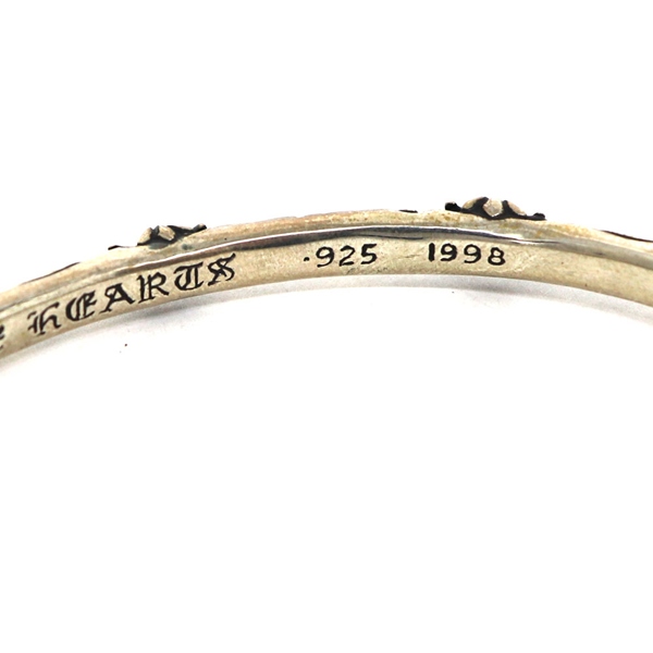 【CHROME HEARTS クロムハーツ】SBTバンド シルバーブレスレット CHROME HEARTS クロムハーツ BANGLE SBT SBTバンド シルバー