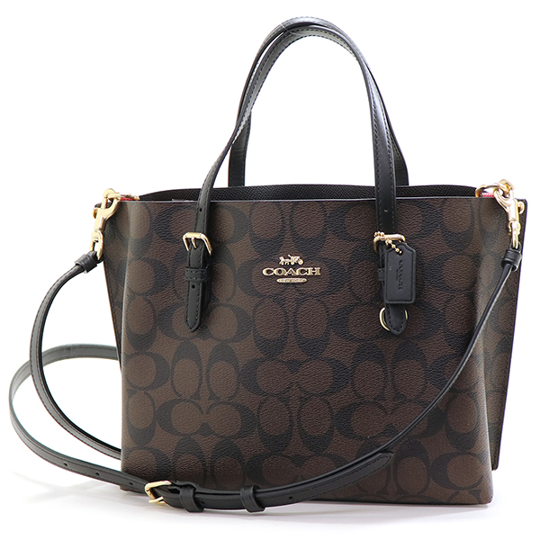 美品 COACH コーチ ロゴ シグネチャー 2WAY ハンド ショルダー バッグ ブラウン k4638 コーチ COACH バッグ （ブラウン） - ファッション通販 MAGASEEK