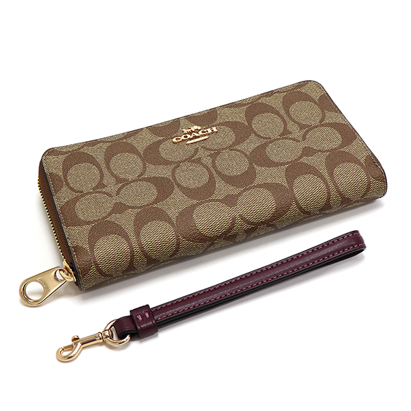 COACH（コーチ） 長財布 レディース COACH Wallet ラウンドファスナー