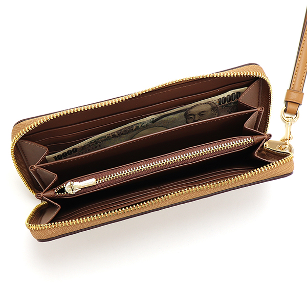 ★【早い者勝ちCOACH コーチ　長財布】アラウンド ウォレットC4452 COACH（コーチ） 長財布 レディース COACH Wallet ラウンドファスナー