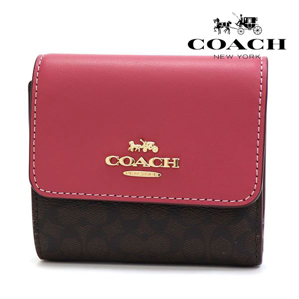 coach三つ折り財布。 COACH（コーチ） 三つ折り財布 レディース COACH Wallet スモール