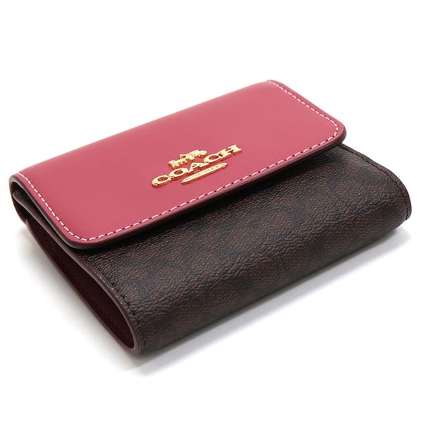 コーチ COACH 三つ折り財布 レザー ウォレット cf369 IMV3E COACH（コーチ） 三つ折り財布 レディース COACH Wallet スモール