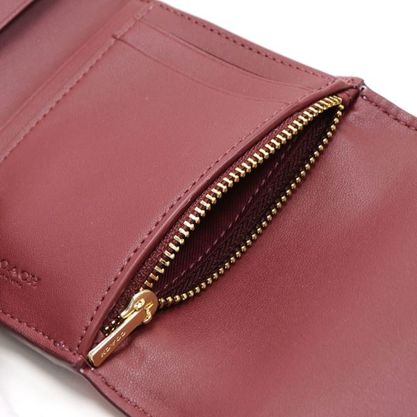 コーチ COACH 三つ折り財布 レザー ウォレット cf369 IMV3E COACH（コーチ） 三つ折り財布 レディース COACH Wallet スモール