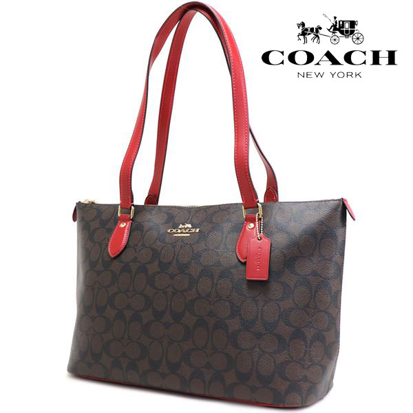 COACH（コーチ） トートバッグ レディース ブラウン 1941レッド CH504
