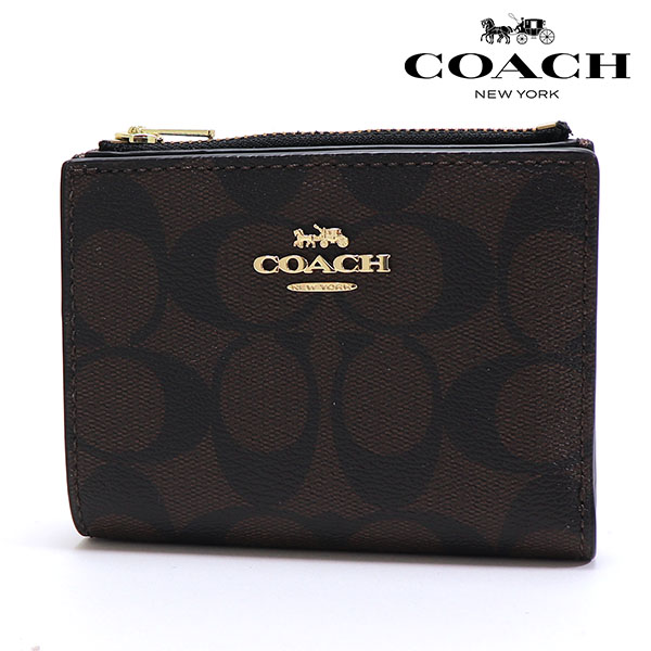 コーチ COACH 折りたたみ財布 COACH（コーチ） 二つ折り財布 レディース COACH Wallet シグネチャー