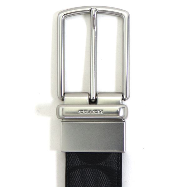 COACH（コーチ） ベルト メンズ COACH Belt リバーシブル仕様 ブラック