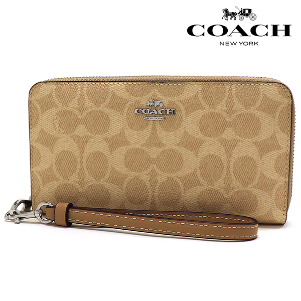 COACH（コーチ） 長財布 レディース COACH Wallet ラウンドファスナー