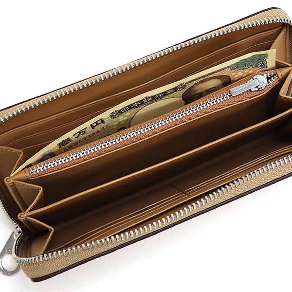 COACH コーチ 長財布 レディース Wallet ラウンドファスナー
