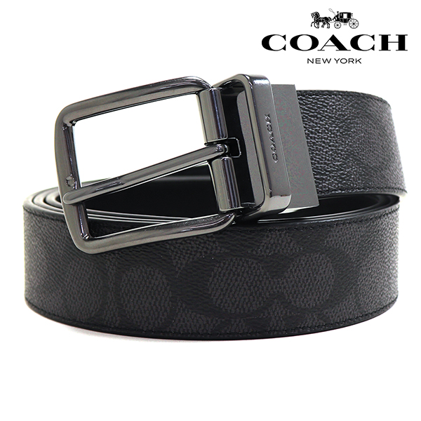 COACH コーチ ベルト メンズ BELT リバーシブル CY982 QBMI5
