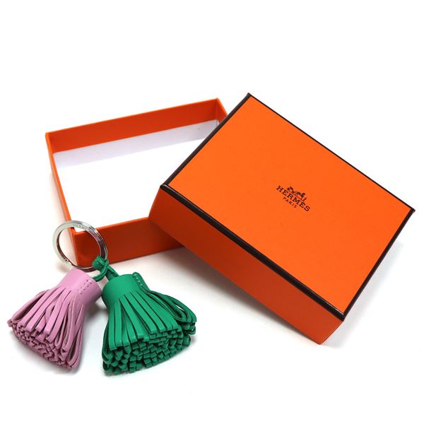 HERMES（エルメス） キーホルダー レディース キーリング ミント
