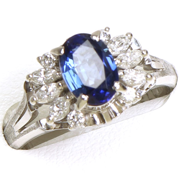 Usedプラチナ900 プチダイヤ付レディースリング+プレーンメンズリング リング 指輪 Pt900 プラチナ 900 レディース 女性 ルビー 天然石 12号