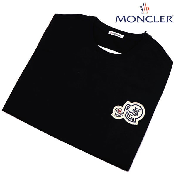 正規品　新品モンクレール　ロゴ入りカットソー　ネイビー 楽天市場】ブルー（ブランドモンクレール）（Tシャツ