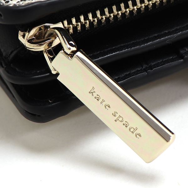kate spade 二つ折り財布 黒 レザー kg488-001.jpg