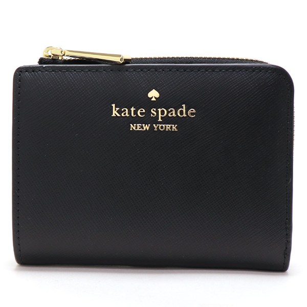 クリスマスセール ケイトスペード 二つ折り財布 レディース KateSpade Wallet ブラック KH615 001  ギフトラッピング無料 kh615-001_1.jpg