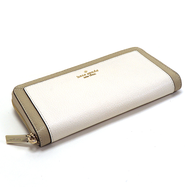 新品 ケイトスペード kate spade 長財布 ジップ スリム ウォレット ライトベージュ kate spade NEW YORK（ケイト・スペード ニューヨーク） 並行輸入