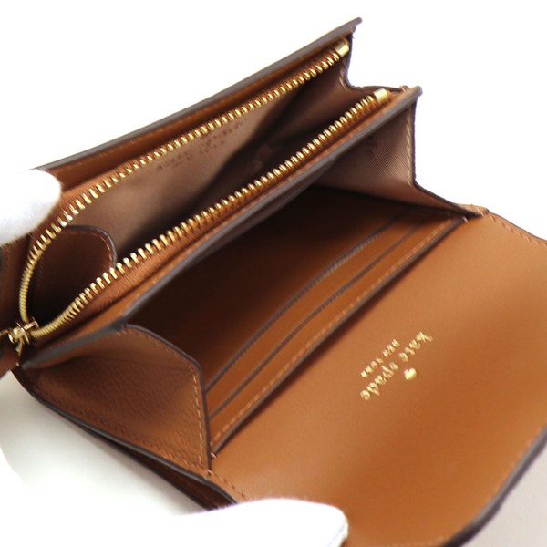 kate spade 二つ折り財布 ブラウン Amazon | [ケイトスペード]二つ折り財布 モーガン ミニ財布
