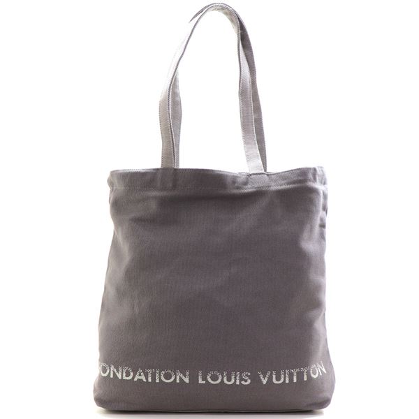 訳あり　ルイヴィトン美術館パリ 限定品 トートバッグ グレー LOUIS VUITTON ルイヴィトン トートバッグ メンズ レディース