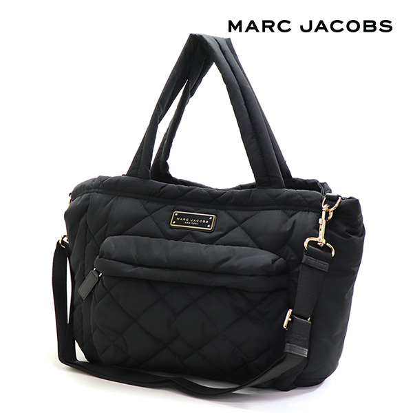 極美品　MARC JACOBS マザーズバッグ　2way 大容量　ネイビー 極美品 MARC JACOBS マザーズバッグ 2way 大容量 ネイビー 楽天