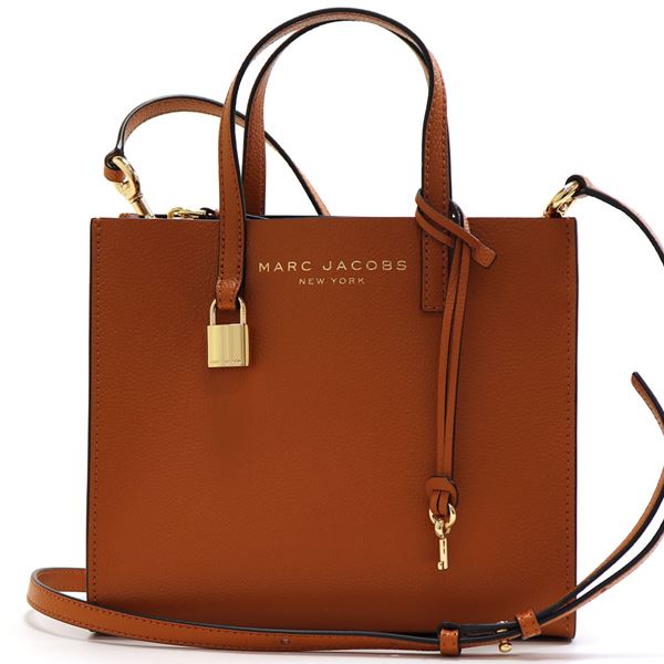 8/3まで MARC JACOBS 2wayレザートート ☆ MARC JACOBS マークジェイコブス レザー 2WAY トートバッグ