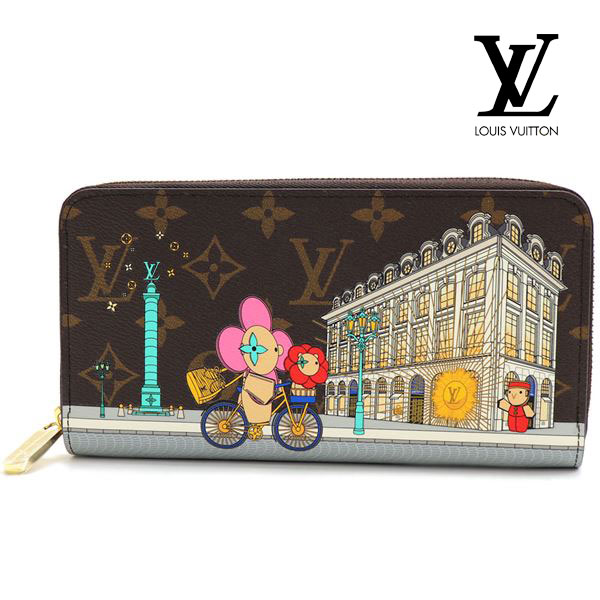 ルイヴィトン 長財布 レディース LOUIS VUITTON Wallet ラウンドファスナー ジッピー・ウォレット モノグラム M81544  ギフトラッピング無料