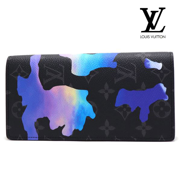 極美品　ルイヴィトン　モノグラム　ポルトフォイユ・ブラザ　長財布　二つ折り LOUIS VUITTON（ルイ・ヴィトン） 二つ折り長財布 メンズ