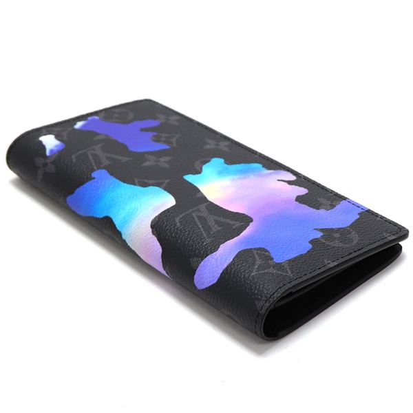 【ほぼ新品】ルイヴィトン 長財布 ポルトフォイユ ブラザ NM　M81752 LOUIS VUITTON（ルイ・ヴィトン） 二つ折り長財布 メンズ