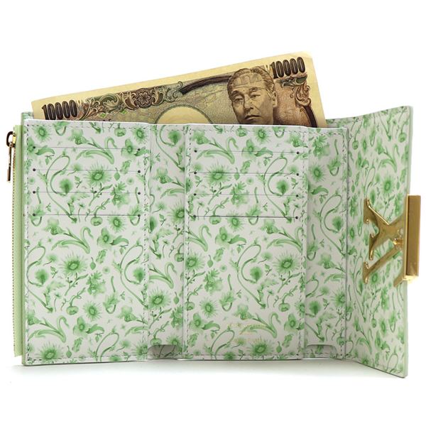 LOUIS VUITTON ルイヴィトン 三つ折り財布 レディース Louis