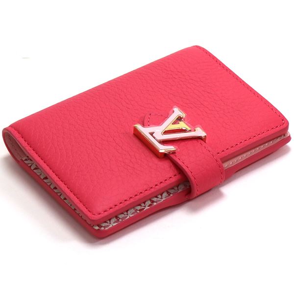 Louis Vuitton チェック柄 二つ折り財布 LOUIS VUITTON ルイヴィトン M83666 ポルトフォイユ・カプシーヌ