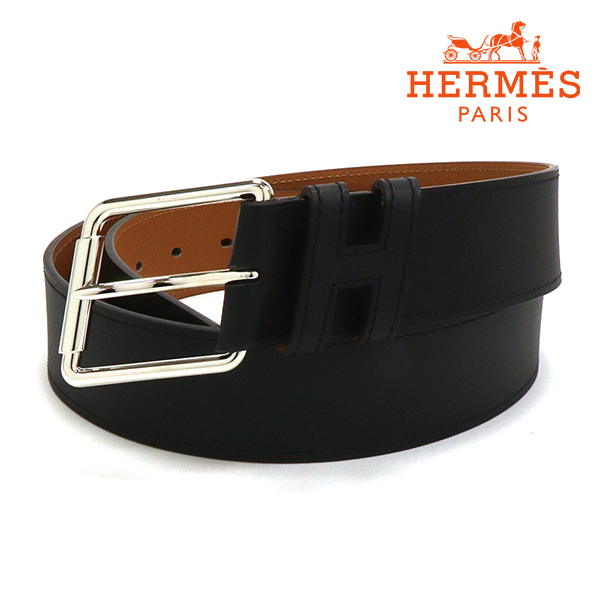 エルメス ベルト メンズ HERMES Belt NOIR×NOIR ブラック 074490CK AA