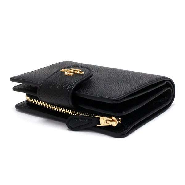 COACH（コーチ） 二つ折り財布 レディース ブラック 6390 IMBLK ギフト
