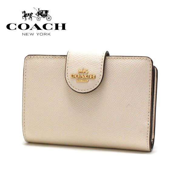 コーチ 二つ折り財布 レディース COACH Wallet ラグジュアリー クロス