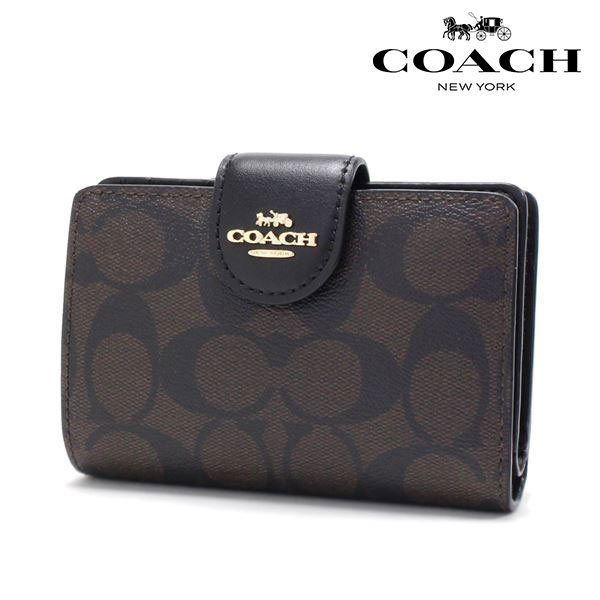 COACH（コーチ） 二つ折り財布 レディース COACH Wallet シグネチャー