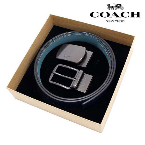 コーチ ベルト メンズ COACH belt ジュエルブルーマリン C4423 QBSRX【送料無料♪】