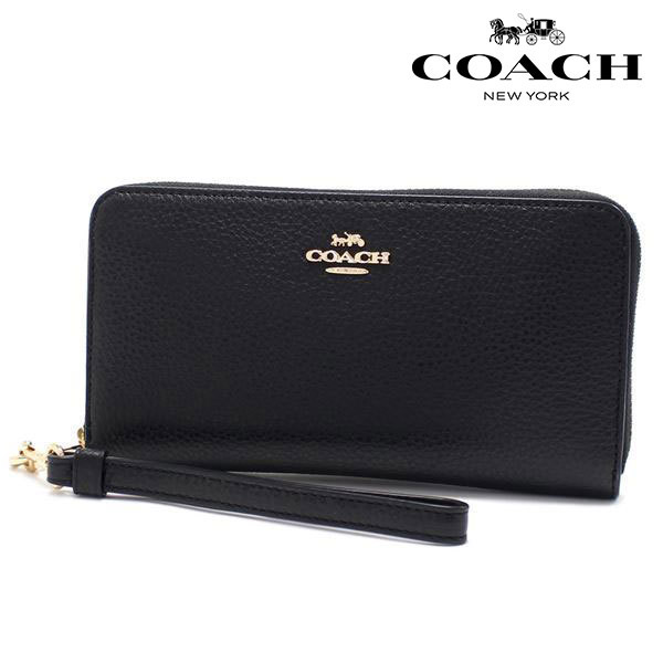 COACH（コーチ） 長財布 レディース ストラップ付き COACH Wallet