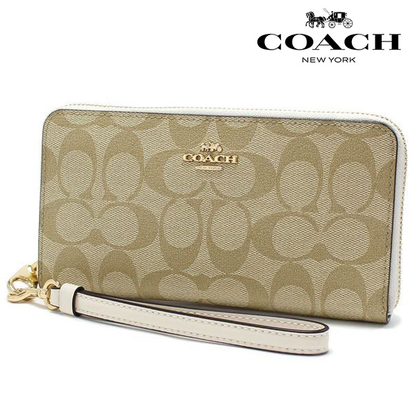 COACH（コーチ） 長財布 レディース ストラップ付き COACH Wallet