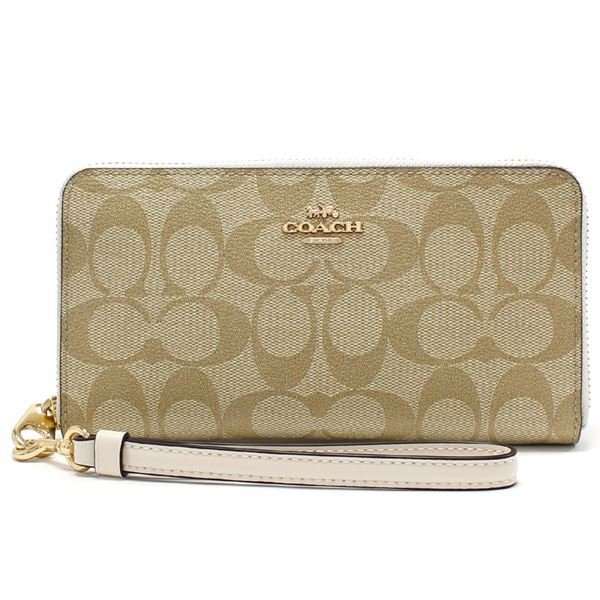 COACH（コーチ） 長財布 レディース ストラップ付き COACH Wallet