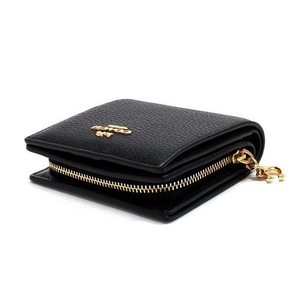 COACH（コーチ） 二つ折り財布 レディース ブラック C2862