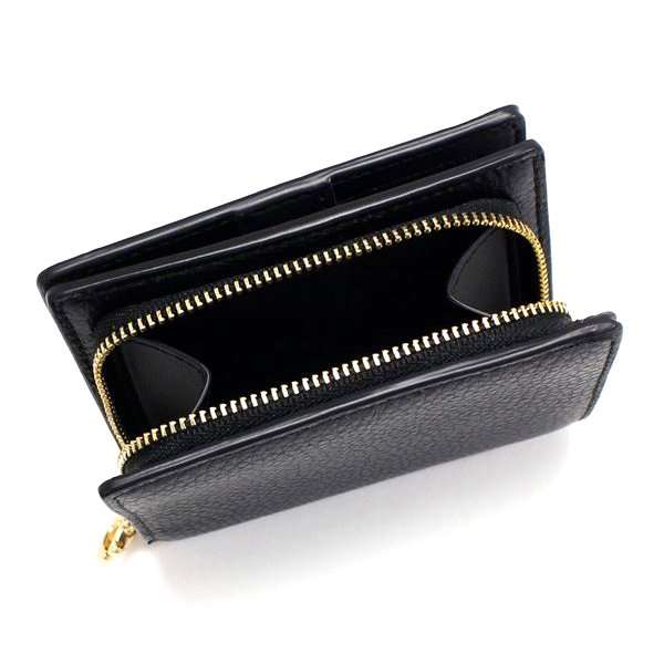 【Coach】コーチ二つ折ジップ財布 ブラック COACH（コーチ） 二つ折り財布 レディース ブラック C2862