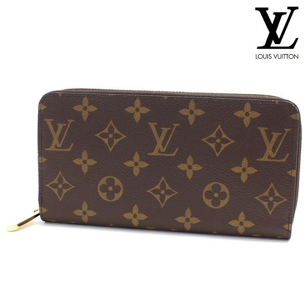 Louis Vuitton ルイヴィトン 折り財布 ロゴ金具 ラウンドファスナー LOUIS VUITTON ルイヴィトン 長財布 メンズ レディース Wallet
