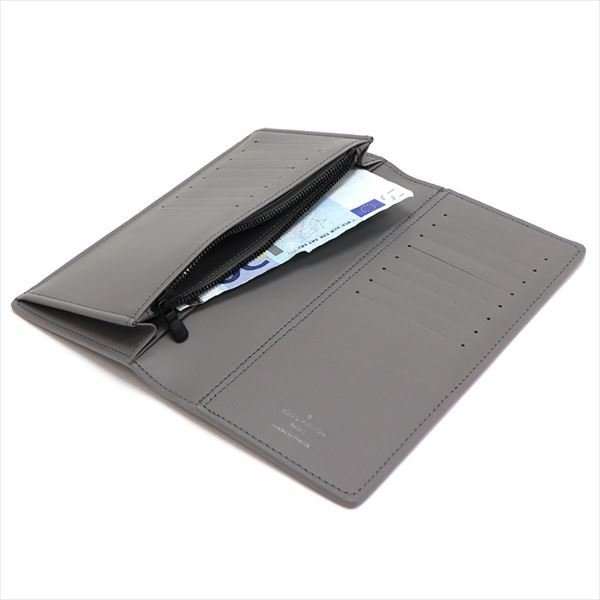 【ルイヴィトン】 長財布 ポルトフォイユ・ブラザ グレー M81335 LOUIS VUITTON ルイ・ヴィトン ポルトフォイユ・ブラザ 長財布