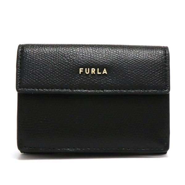 【極美品】フルラ レザー メトロポリス 三つ折り財布 黒 コンパクトウォレット FURLA（フルラ） 三つ折り財布 レディース FURLA Wallet コンパクト