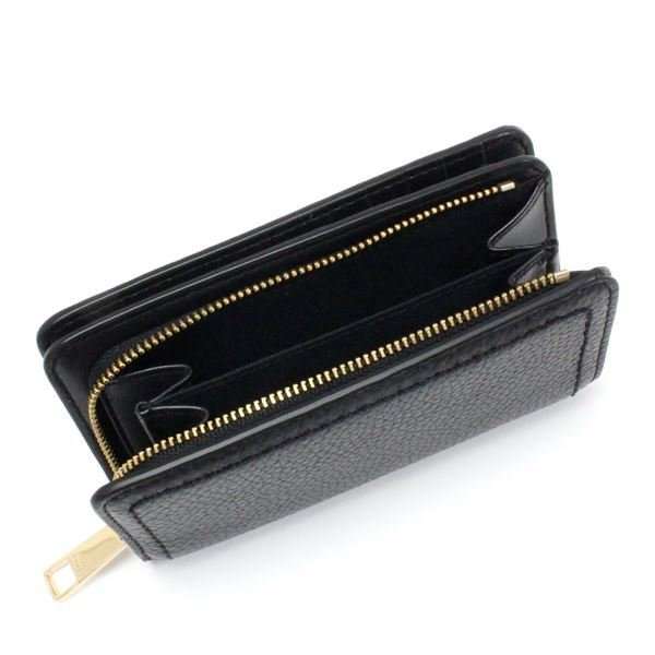 クリスマスセール マークジェイコブス 二つ折り財布 レディース MARC JACOBS Wallet コンパクト ウォレット ブラック S104L01SP21 001 送料無料 MARC JACOBS（マーク・ジェイコブス） 二つ折り財布 MARC JACOBS