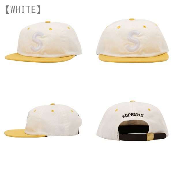 シュプリーム キャップ Supreme 帽子 WASHED S LOGO 6-PANEL レッド