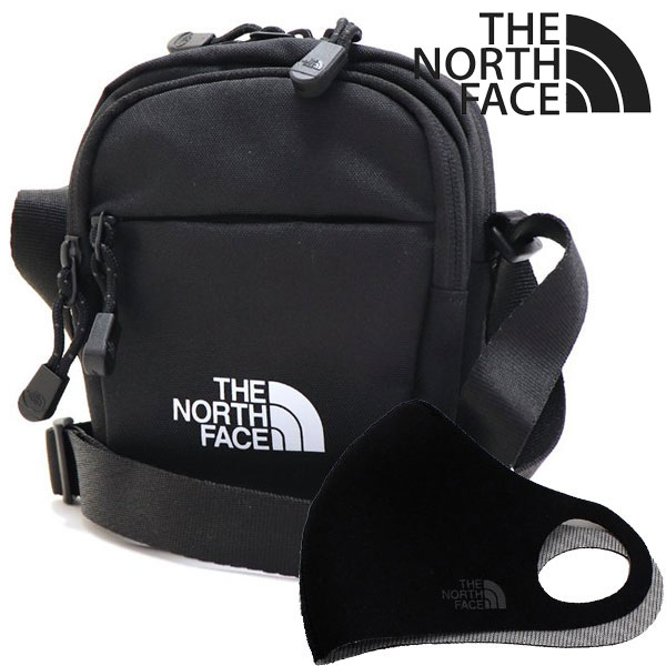 クリスマスセール ノースフェイス マスクセット ショルダーバッグ メンズ レディース THE NORTH FACE ブラック NN2PQ64J BLK THE NORTH FACE（ザ ノースフェイス） ノースフェイス マスクセット