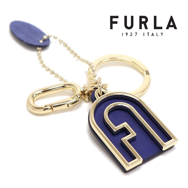 ギフトラッピング無料 フルラ キーホルダー レディース FURLA key ring VENUS ヴィーナス キーリング アーチ ブルー WR00268 A.0665 1274S