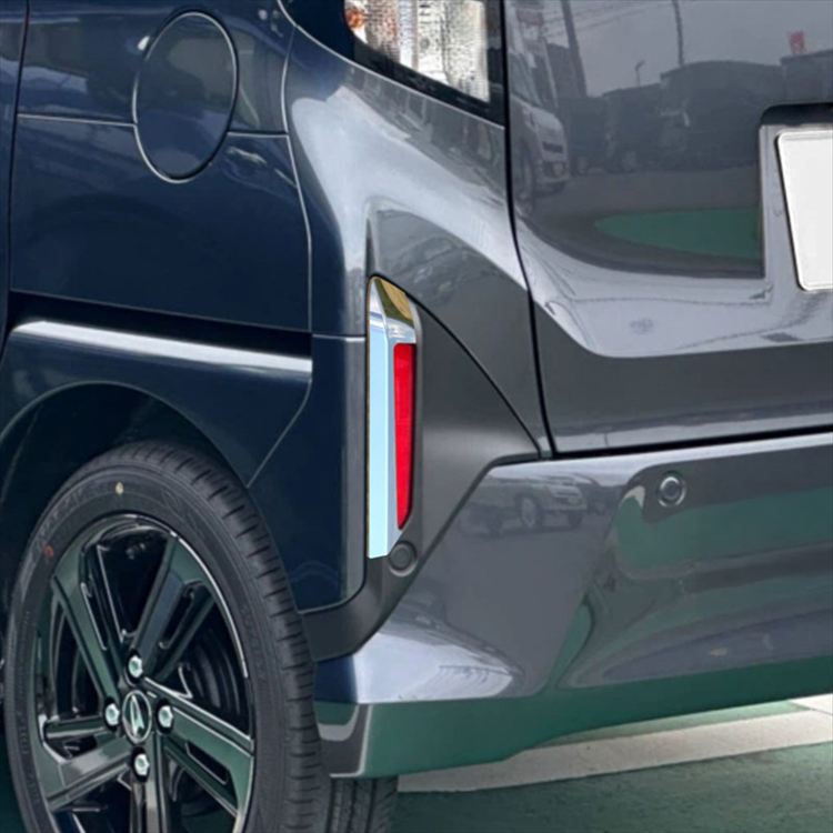 新型 ムーブ リアリフレクターガーニッシュ 2P ドレスアップ エアロ